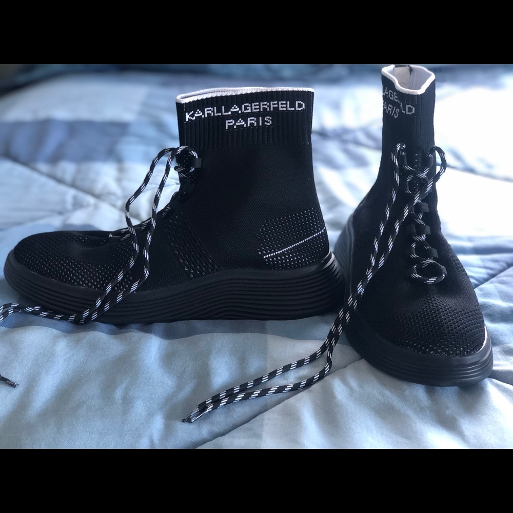 Karl Lagerfeld Paris Sock sneakers 10.5
